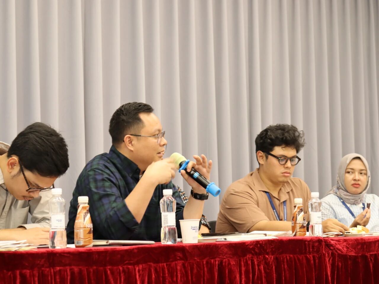 拼搏体育交流会现场